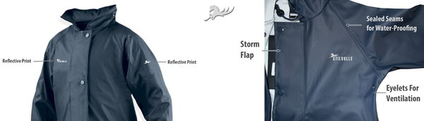 Stilvolle Raincoat for Kids 100% Waterproof