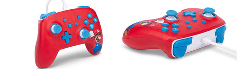 Super Mario Nintendo Wired Controller PowerA Enhanced