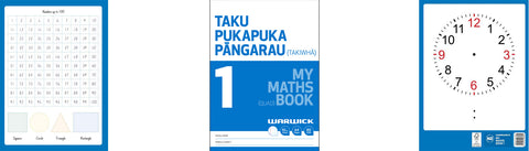 Warwick My Maths Book 1 Quad 10mm 64 Pages Blue