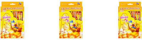 Winnie the Pooh Oil Pastels 18 Shades