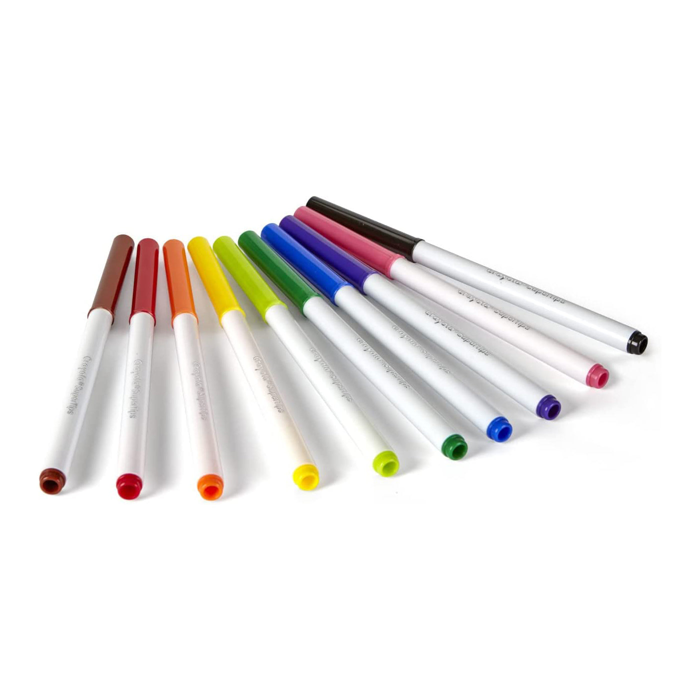 Crayola Super Tips Felt Marker Pens Washable Pack of 10 – School Depot NZ