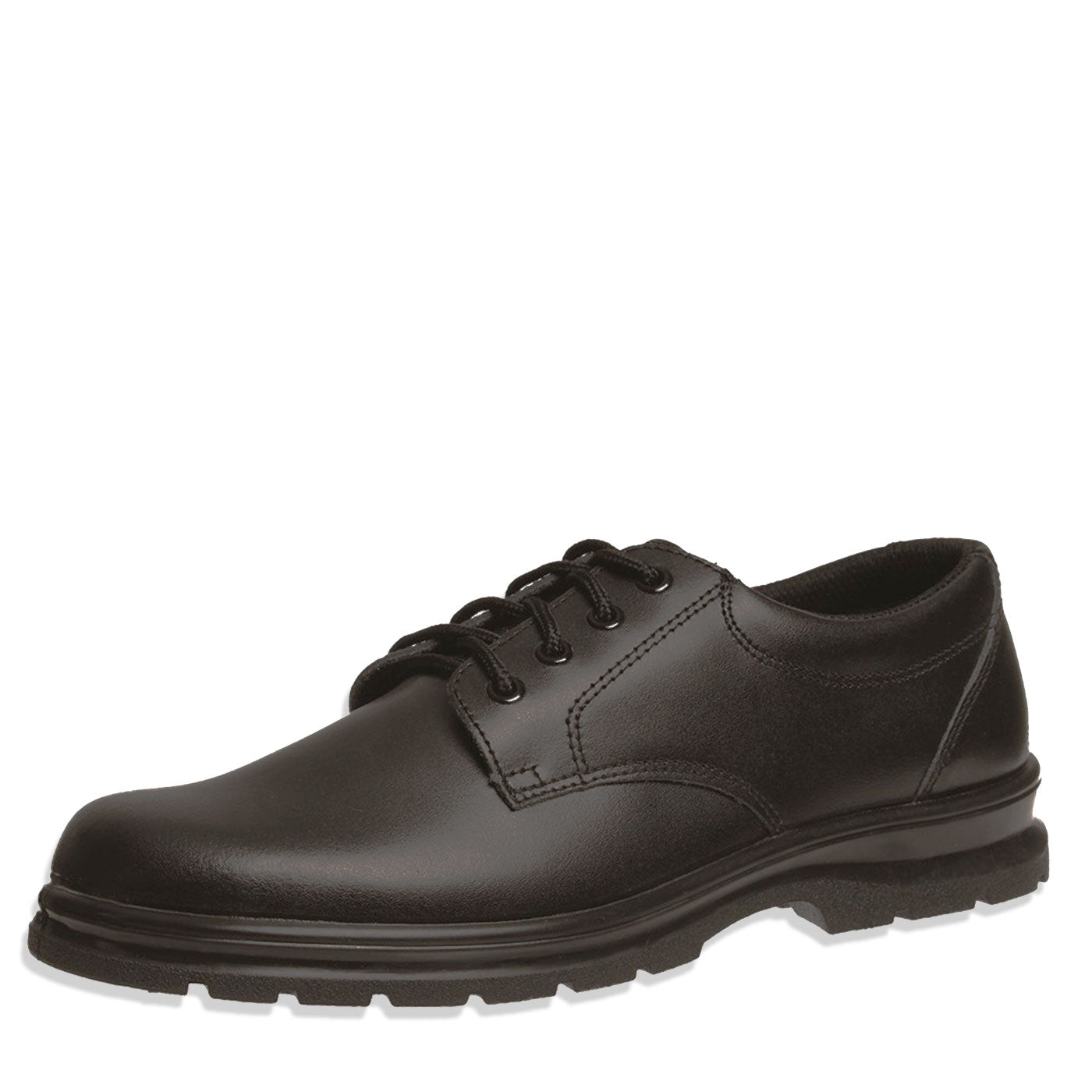 Grosby Leather School Shoes Lace-Up Black Educate JNR 2 UK Size 10-6 ...
