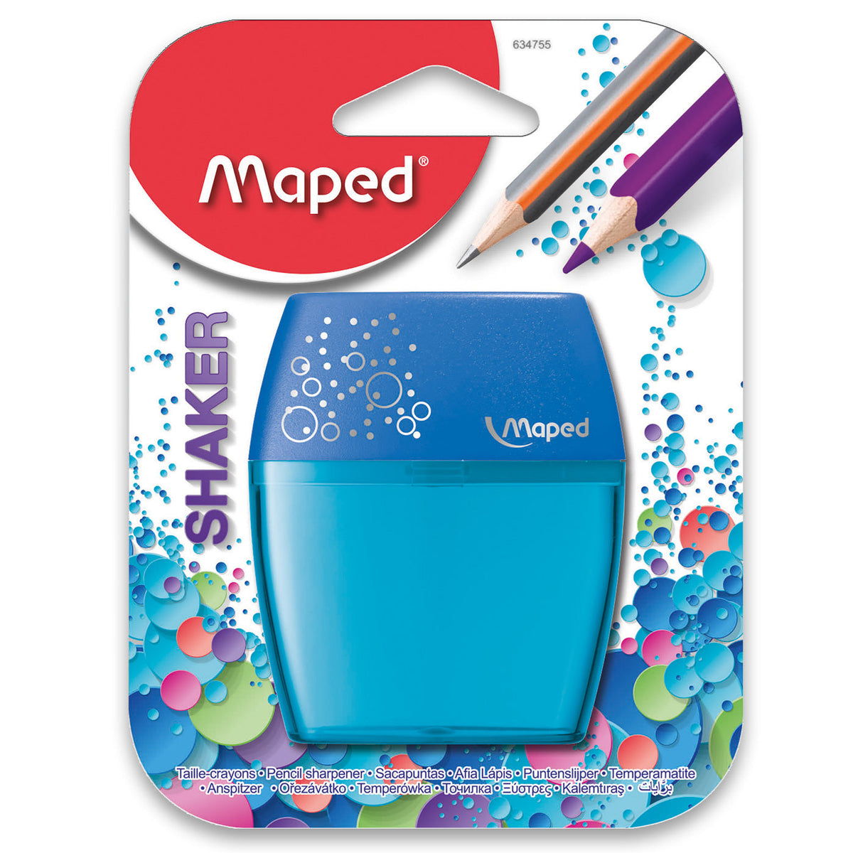 Maped Double Hole Pencil Sharpener Shaker Blue – School Depot NZ