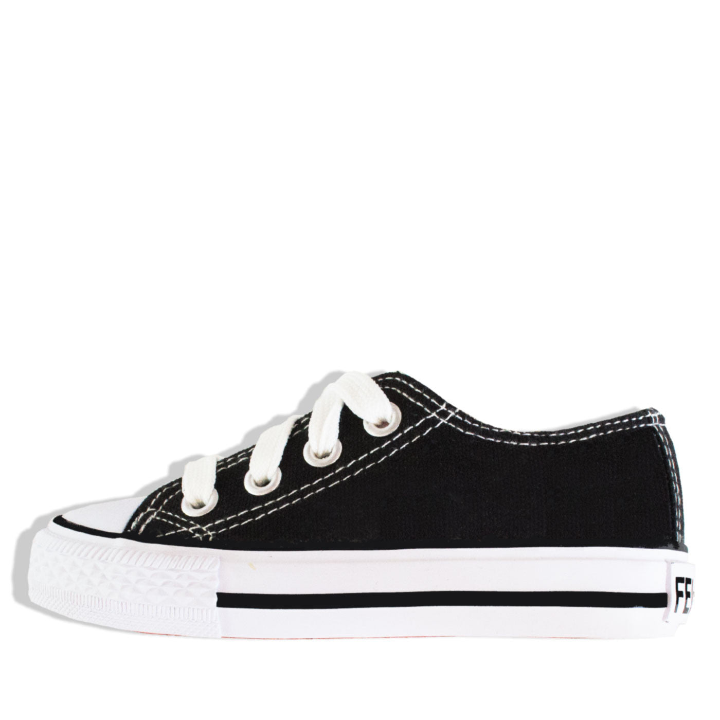 school canvas shoes black