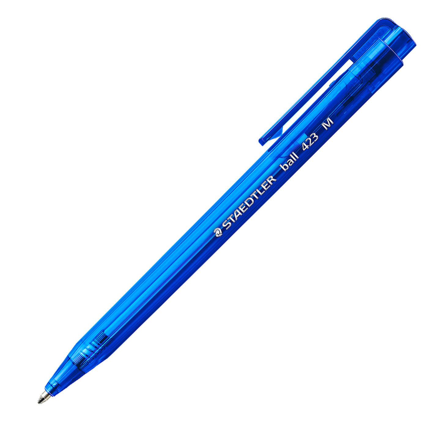 Staedtler Ballpoint Pen 423M Triangular Medium Tip Blue – School Depot NZ