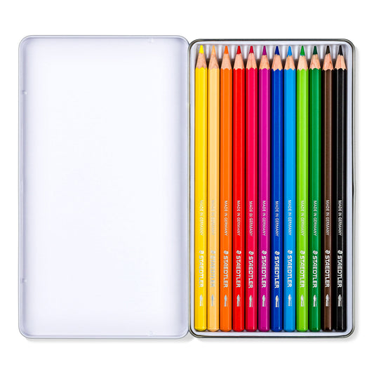 Staedtler 175 M72 Coloured Pencils - Assorted Colours (Tin of 72)