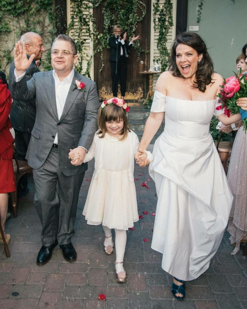 patton oswalt and meredith salenger wedding