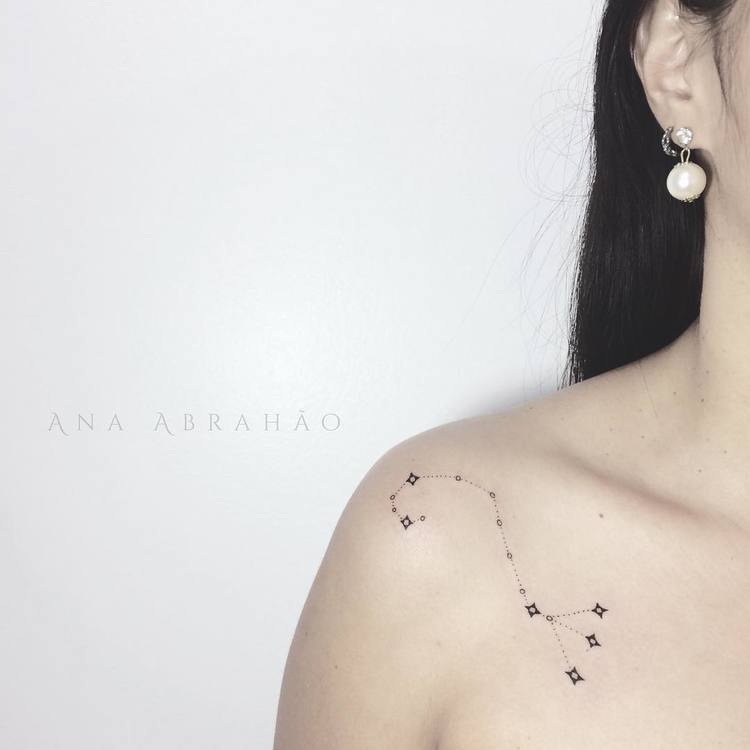 Scorpio Constellation Tattoo by abrahaoana