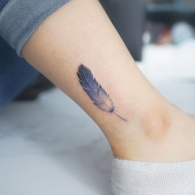 Feather Tattoo by tattoo.umg