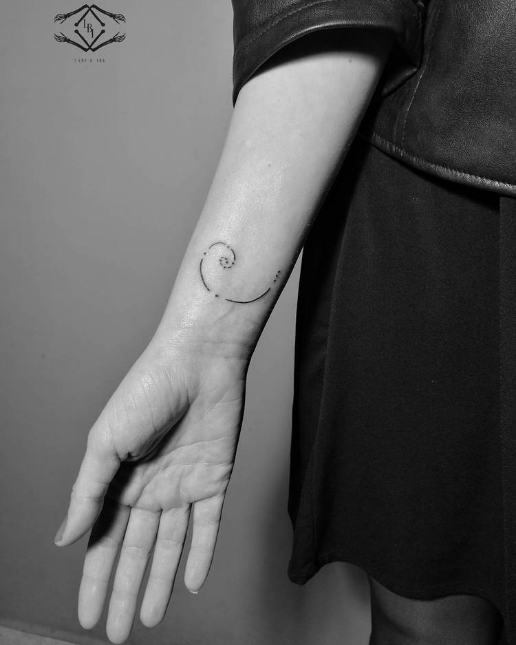 Fibonacci Tattoo by ladyb.ink