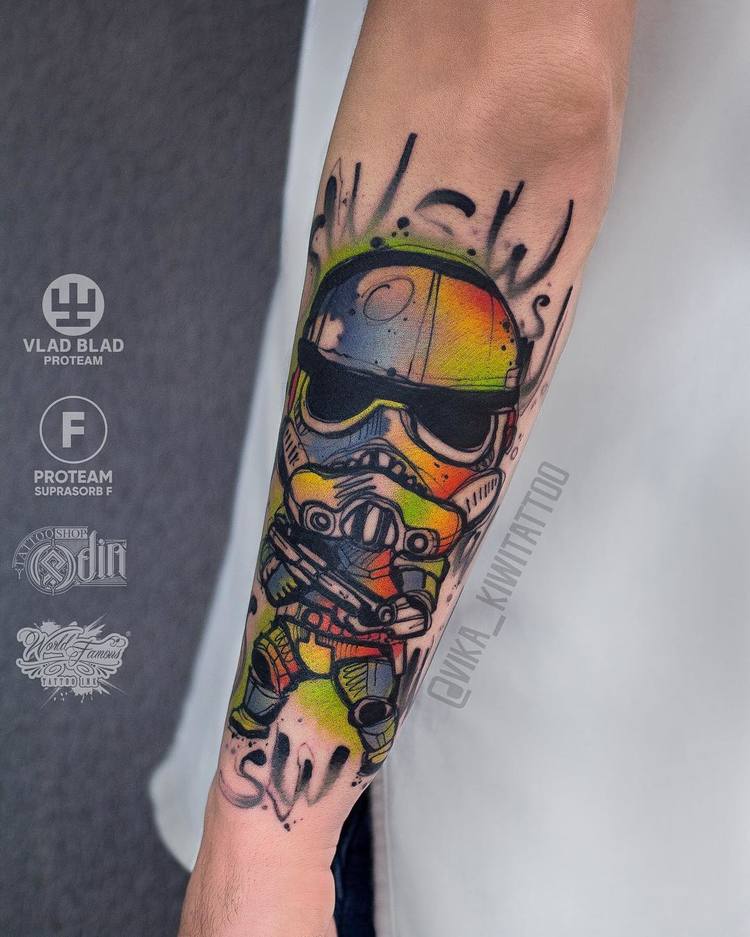 Stormtrooper Tattoo by vika_kiwitattoo