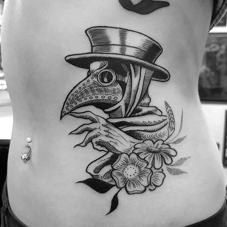 Plague Doctor Tattoo by uncle_trashcan