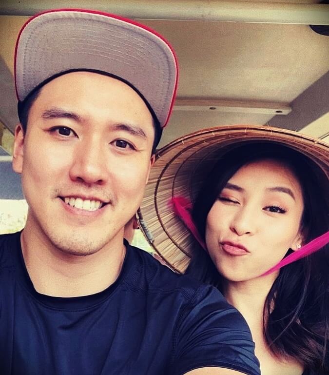 Tina Yong with her husband Alfred Tran