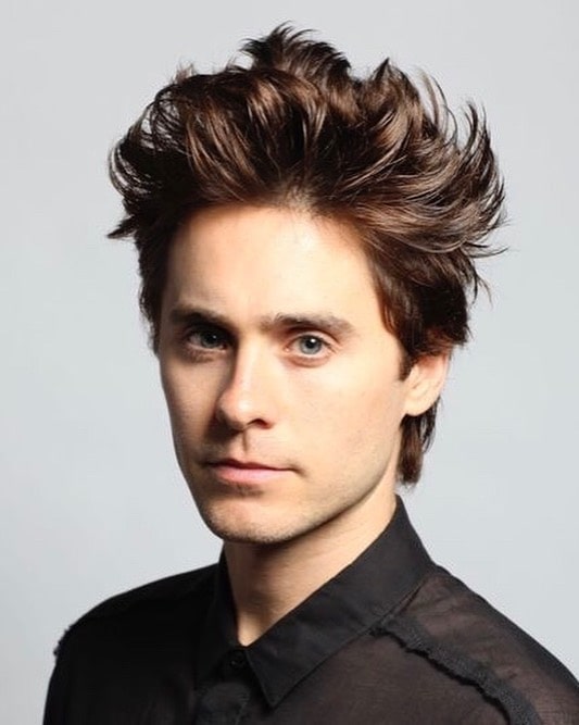 Textured Windswept Jared Leto's Hairstyles