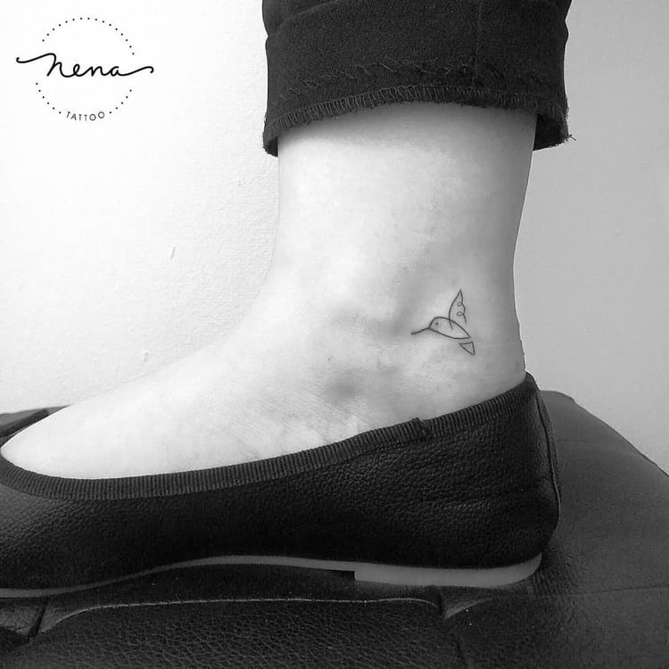 Simple Colibri Tattoo by Nena_Tattoo