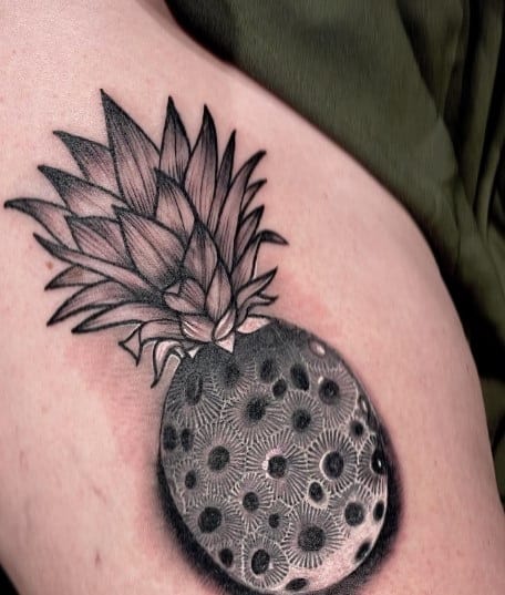 What Does a Pineapple Tattoo Mean, What is the secret meaning of a pineapple tattoo, What does the girl with the pineapple tattoo mean, What does a pineapple symbol represent, What does pineapple mean for a girl, pineapple tattoo meaning swinging, pineapple tattoo on wrist, pineapple tattoo on ankle meaning, upside pineapple tattoo meaning, pineapple tattoos,