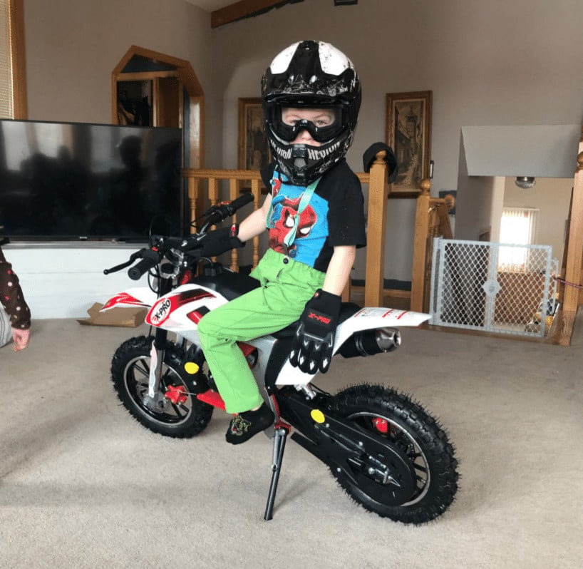 kids mini dirt bike