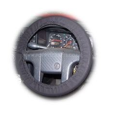 Black cotton steering wheel cover