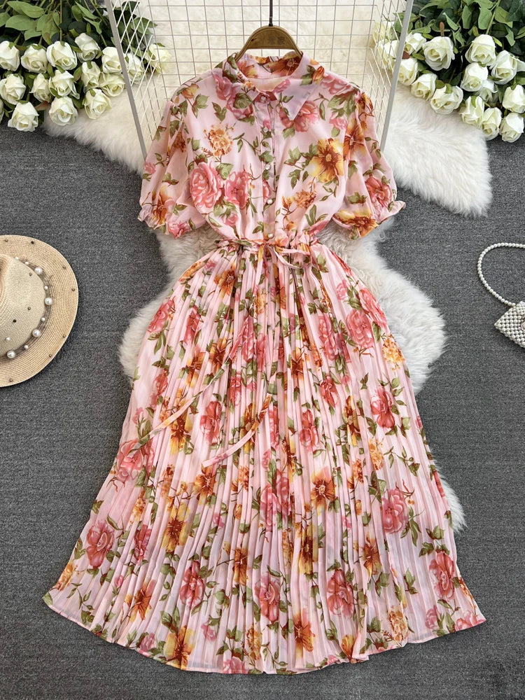 Holiday Beach Lace-Up A-Line Dress: French Summer Chic - Image 8
