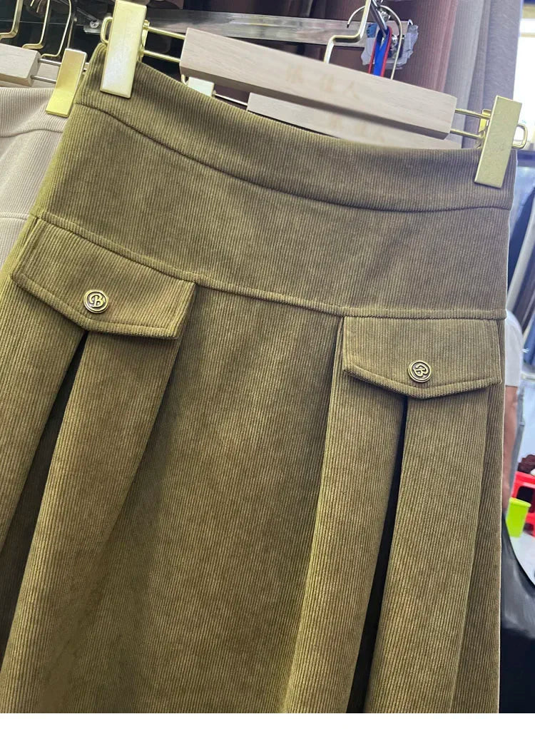 High-waisted Midi Skirts for Women in Autumn Fashion - Image 10