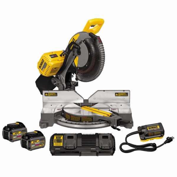 12 120V MAX FLEXVOLT Compound Miter Saw Kit w Adapter