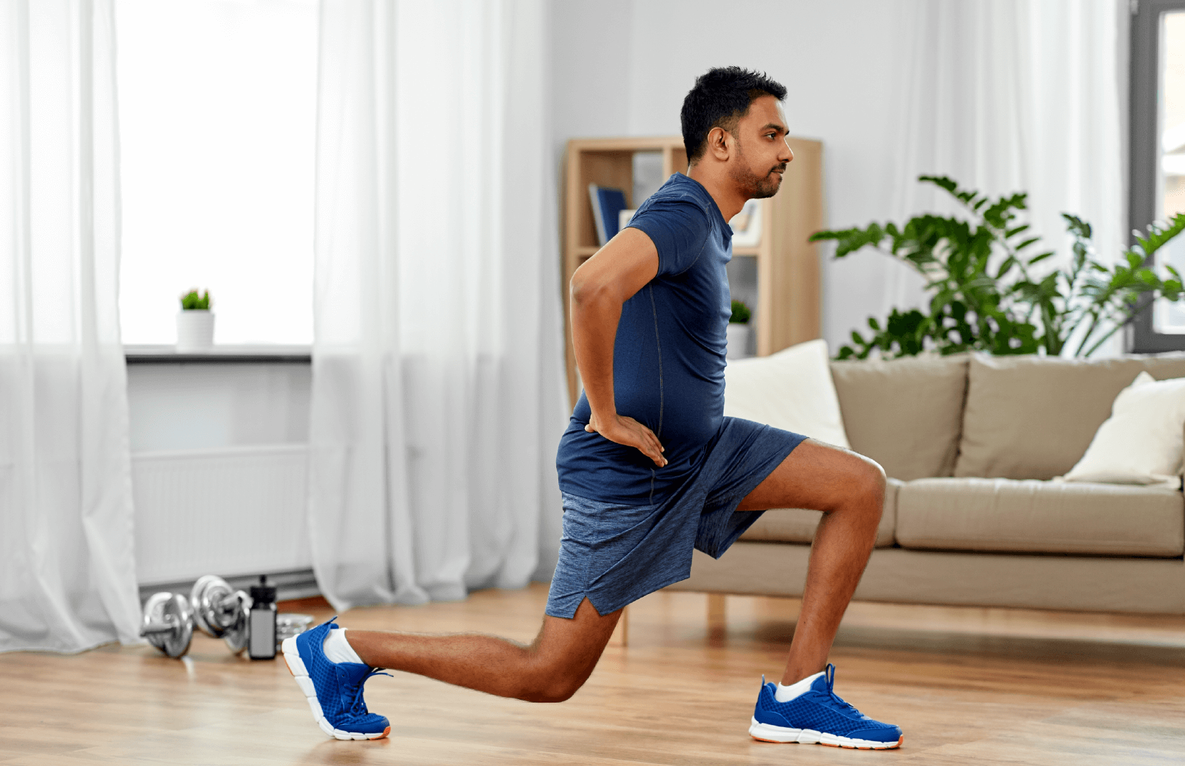 Lunges to Exercise Glutes