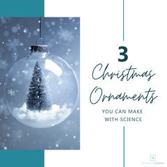 Decorate your tree using these scientific Christmas ornament ideas from Elemental Science.