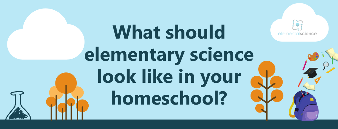 Get a peek at what elementary science should look like in a homeschool. You will learn your goals and the tools you can use, along with how to put it altogether.