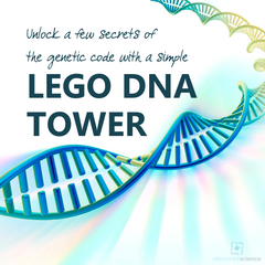 You can use those feet-bruising, colorful bricks to learn about how sequencing the in the genetic code works by building this simple LEGO DNA tower from Elemental Science.