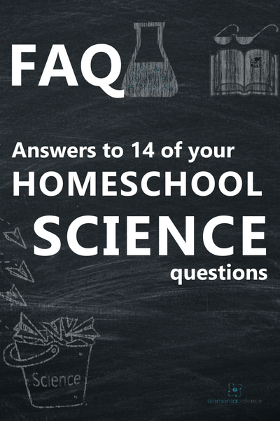 Got questions about science in your homeschool? We have got the answers.