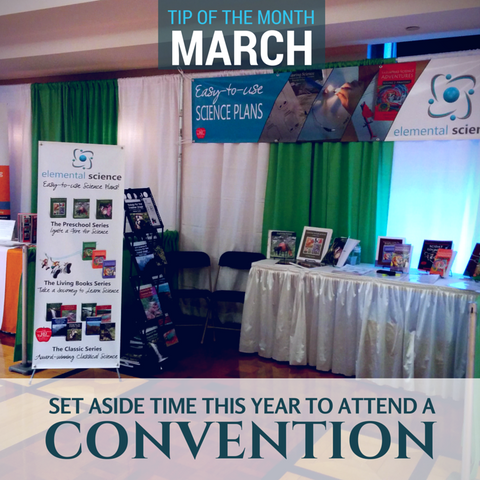 Homeschool Science Tip - Set aside time this year to attend a homeschool convention.