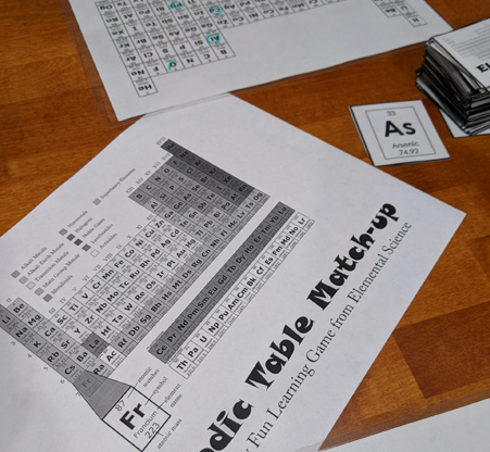 periodic table match up free chemistry game elementalscience com