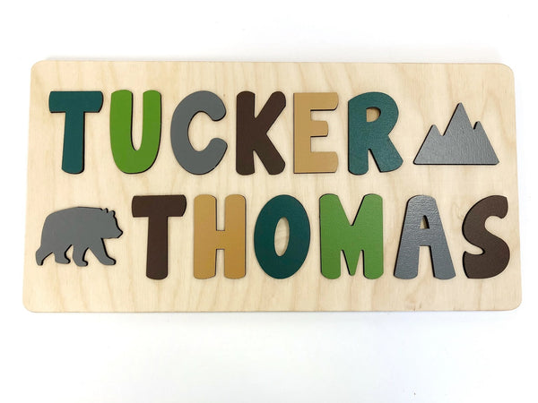 Baby Wooden Name Puzzle