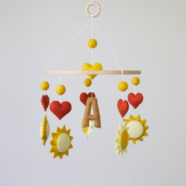 Love-themed Nursery Mobile