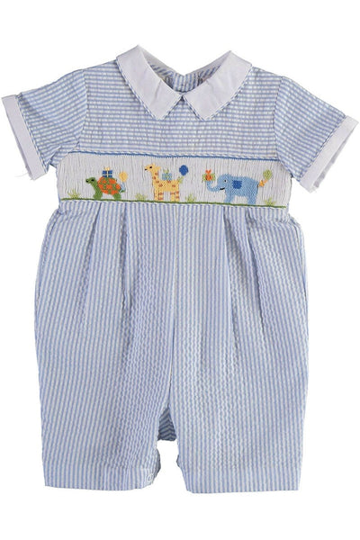 Smocked Bunnies Easter Baby Girl Dress Outfit – Carriage Boutique