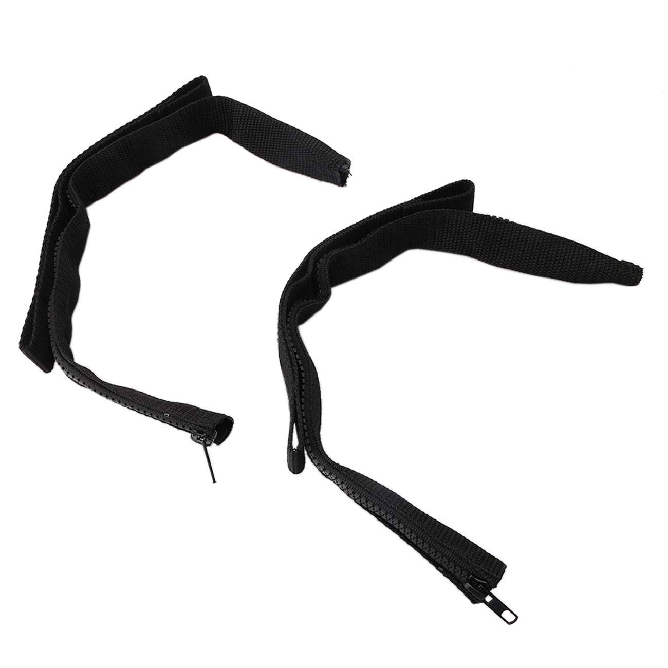 1 Pair Door Limiting Strap for Jeep Wrangler 2007-2020 Hinge Cloth Tape with Wire Protecting Harness Adjustable Replacement Car Wiring Protector