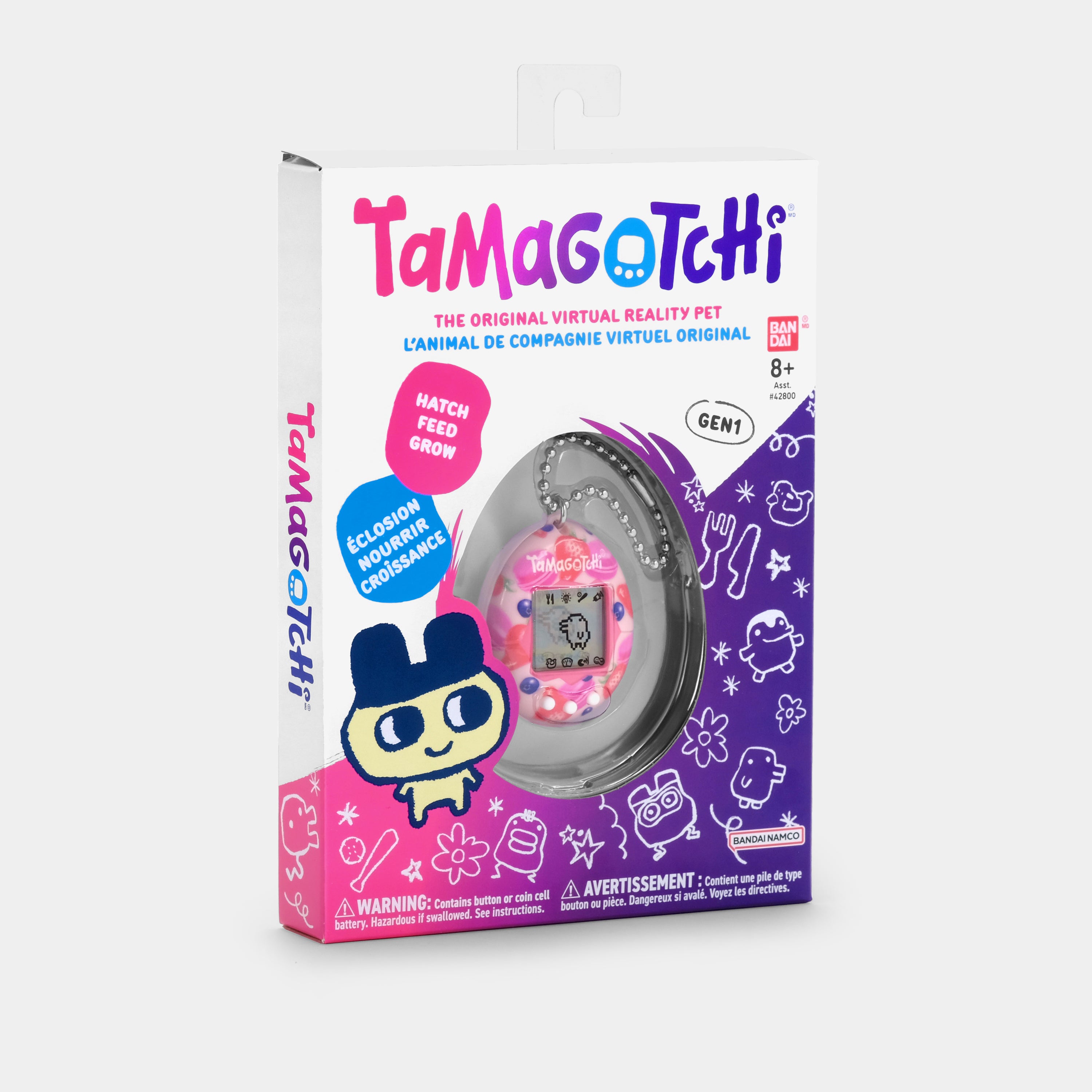 Tamagotchi Original Milk and Cookies Digital Pet