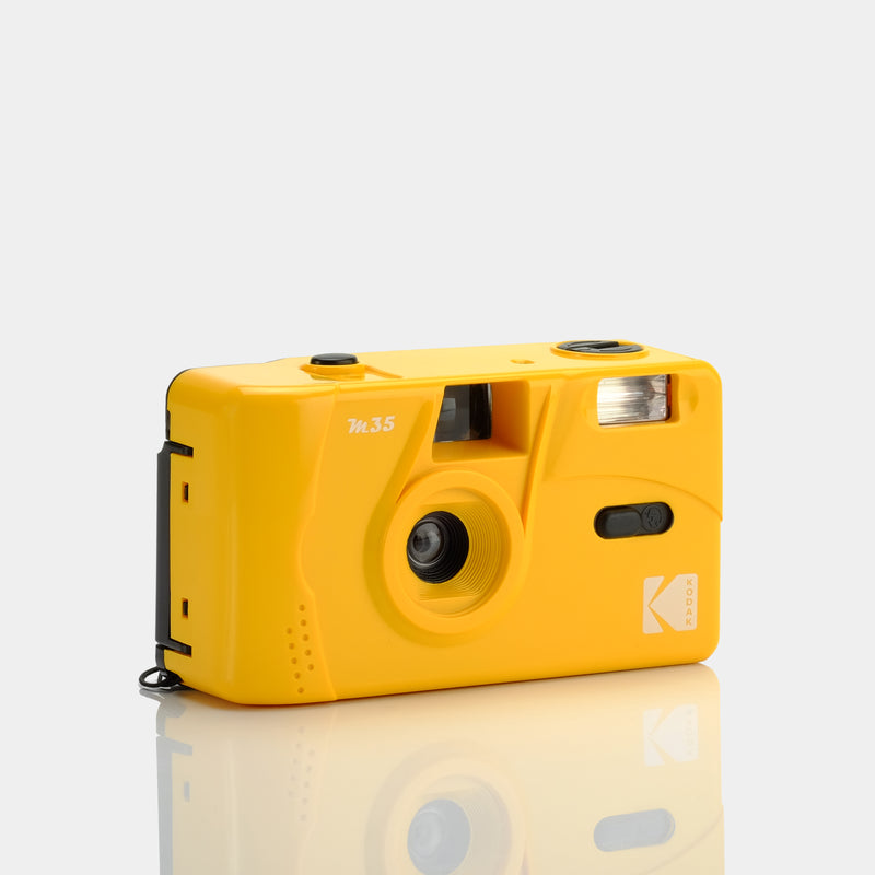 Kodak M35 Reusable 35mm Point and Shoot Yellow Compact Film Camera