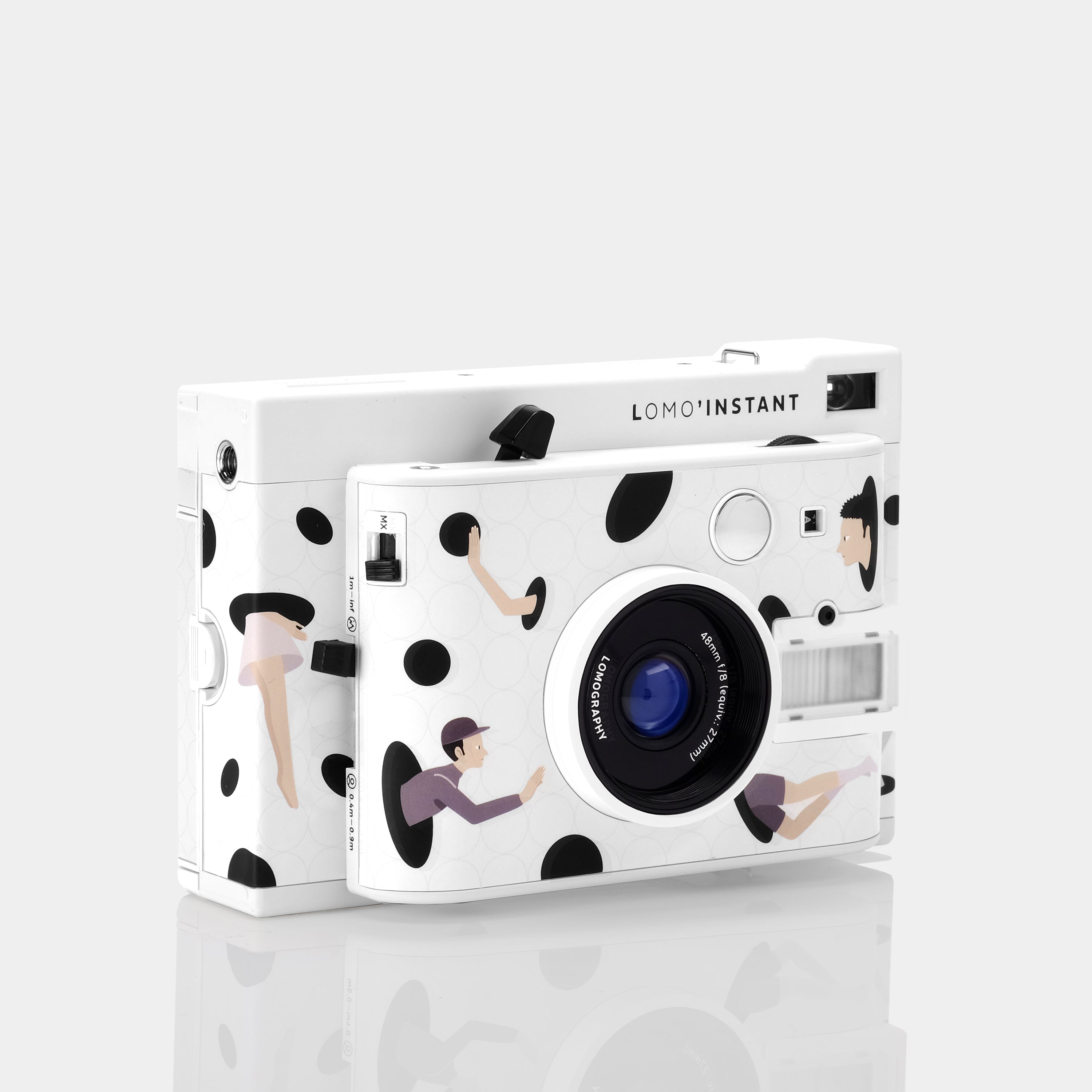 Lomography Lomo'Instant Instax Mini White Instant Film Camera and Lens