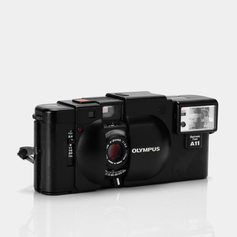 Olympus XA with A11 Flash 35mm Rangefinder Film Camera – Retrospekt