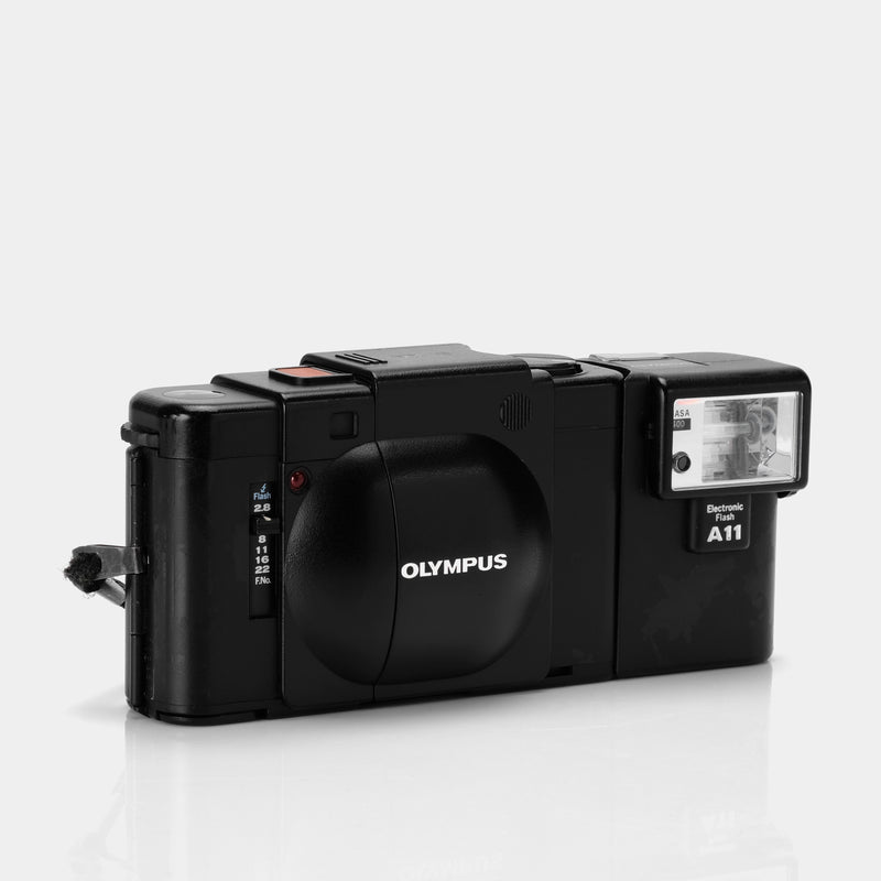 Olympus XA with A11 Flash 35mm Rangefinder Film Camera – Retrospekt