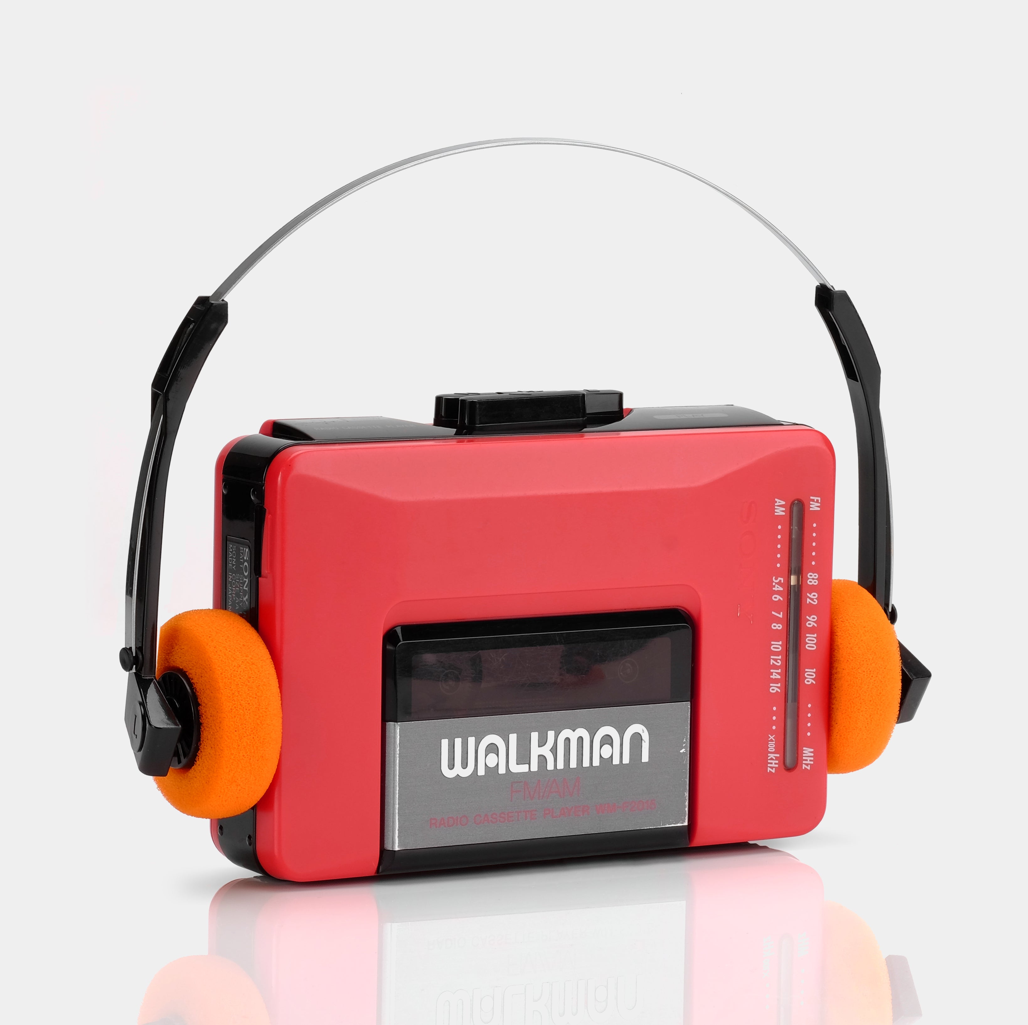 Sony Walkman WMF2015 Red Portable Cassette Player Retrospekt