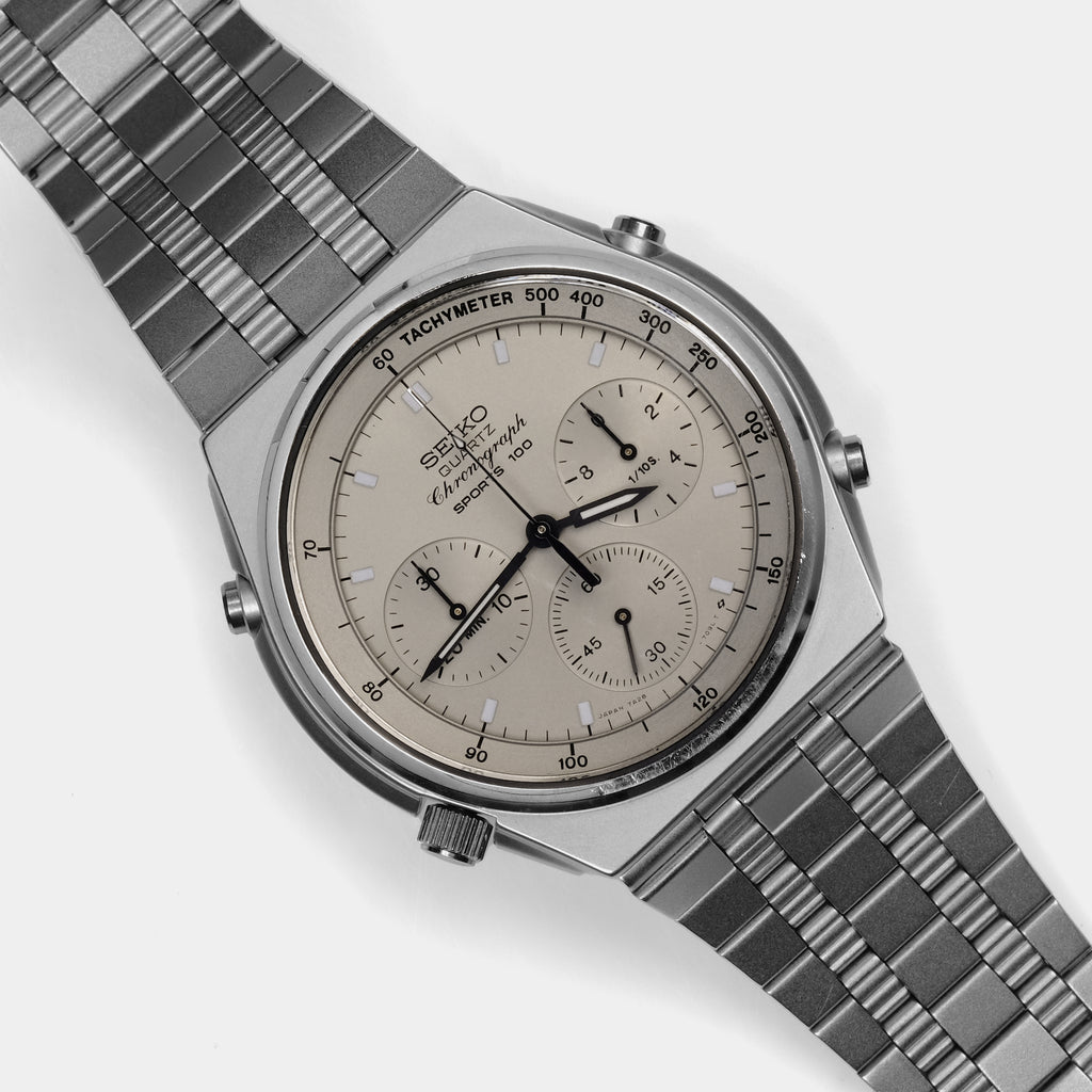 Seiko Quartz 7A28-7079 Split-Seconds Chronograph 