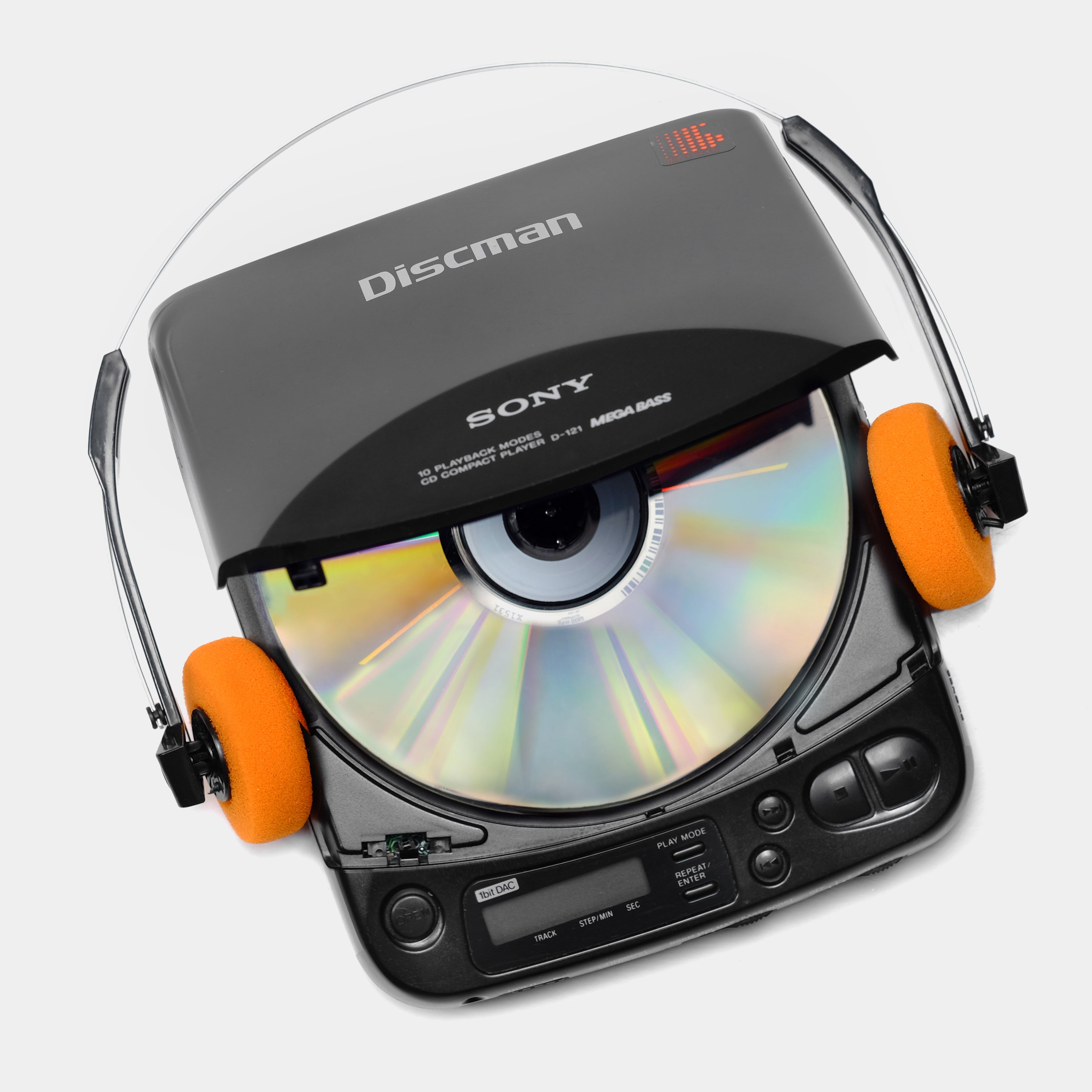 Sony Discman D121 Portable CD Player Retrospekt