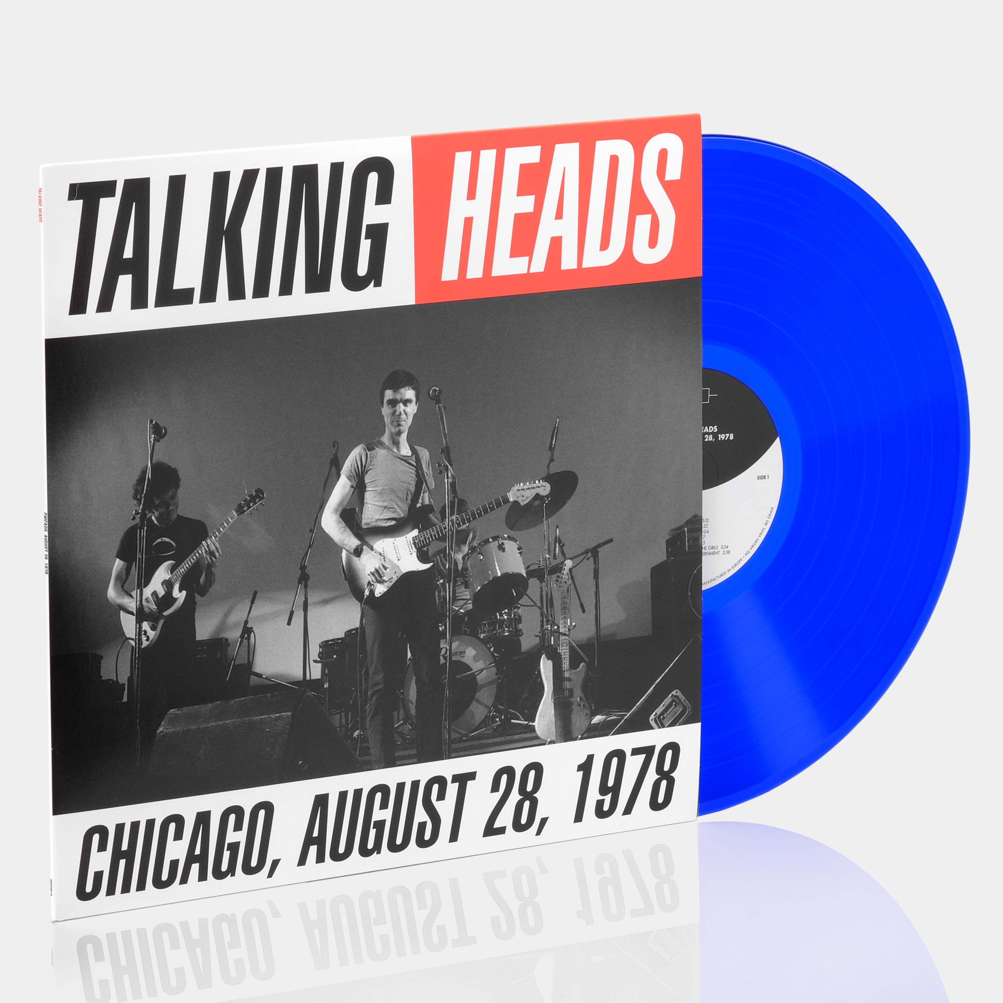 Talking Heads Chicago, August 28, 1978 LP Cobalt Blue Vinyl Record