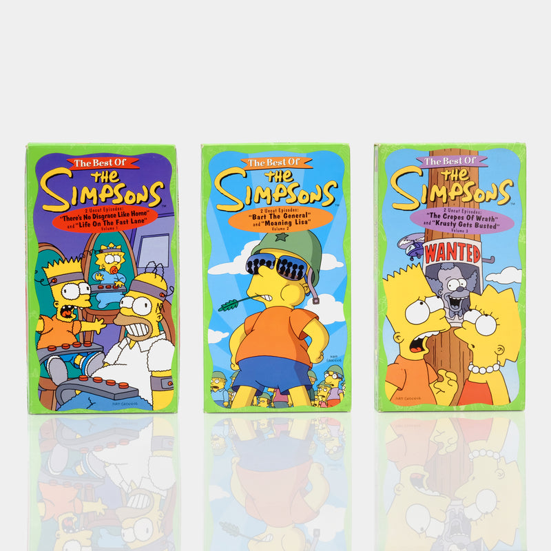 The Best Of The Simpsons Vhs Tape Set Retrospekt 