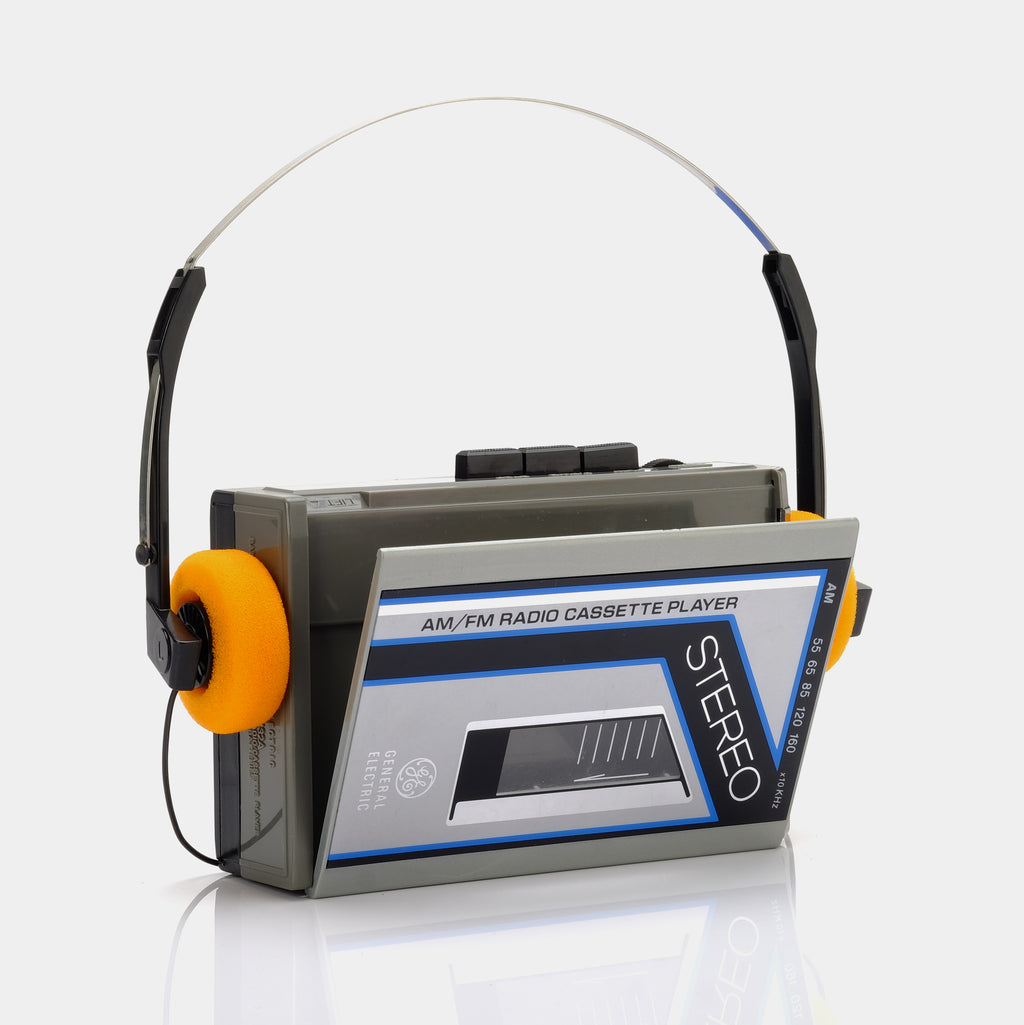 General Electric 3-5432A AM/FM Portable Cassette Player – Retrospekt