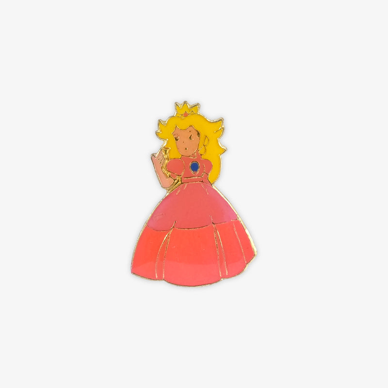 Nintendo Princess Peach 1988 Vintage Enamel Pin – Retrospekt