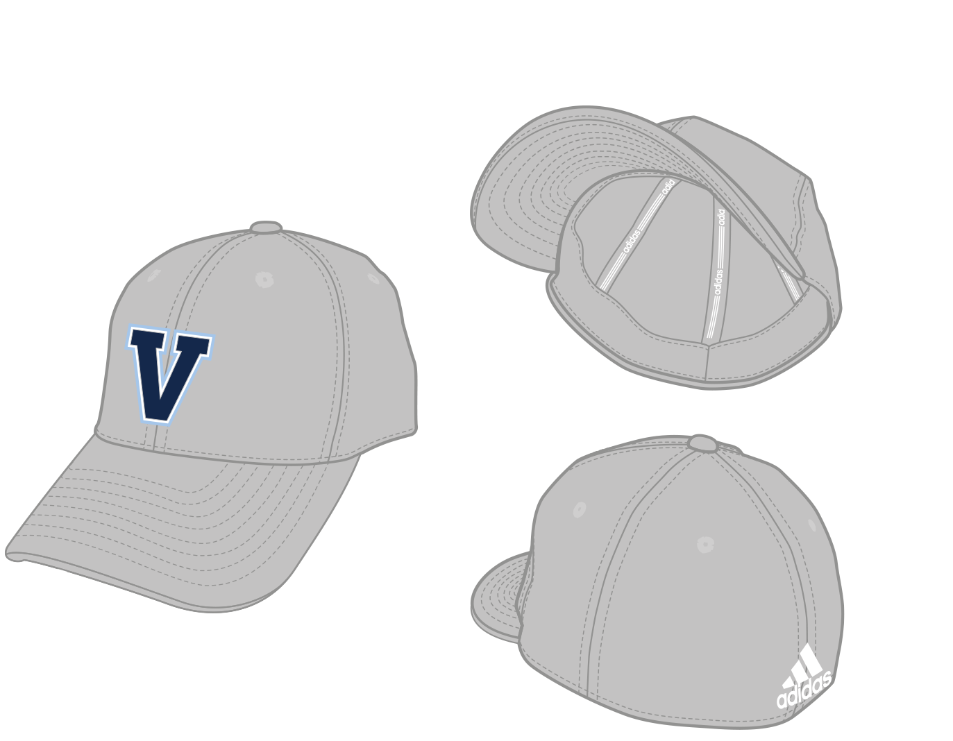 2017 Adidas Structured Flex Cap - Valor 