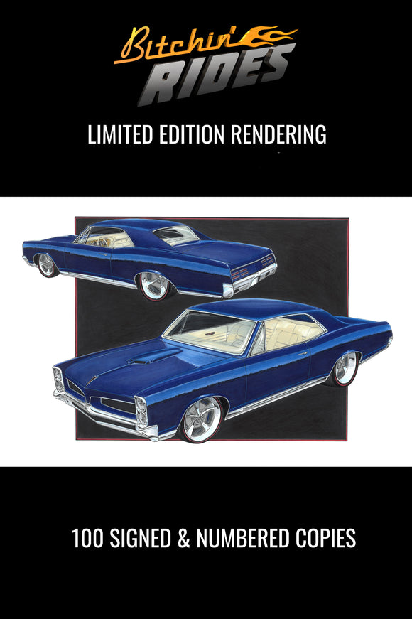 Rendering 20 - '67 GTO Bitchin' Rides Series Print